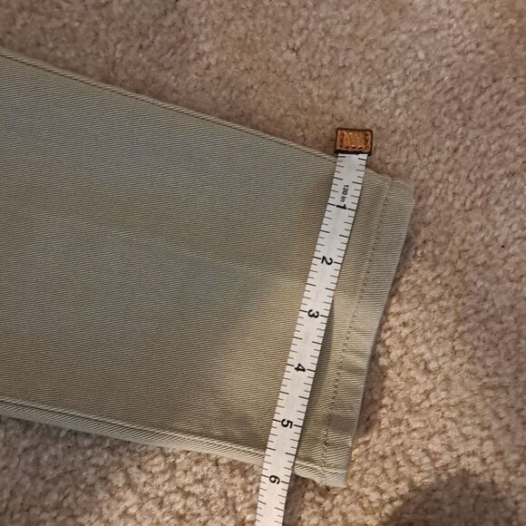 Michael Michael Kors Women’s Jeans NWT dusty Sage Size 12 Skinny 5 Pocket Logo - Picture 14 of 14